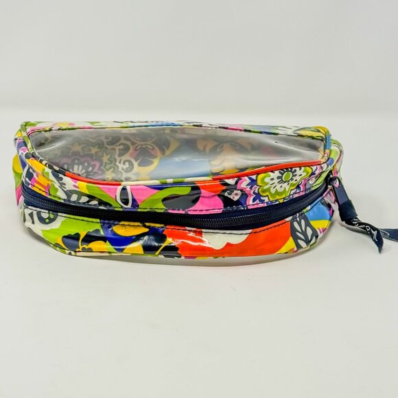 Vera Bradley Clear Cosmetic Bag Retired Rio Pattern - Picture 5 of 9